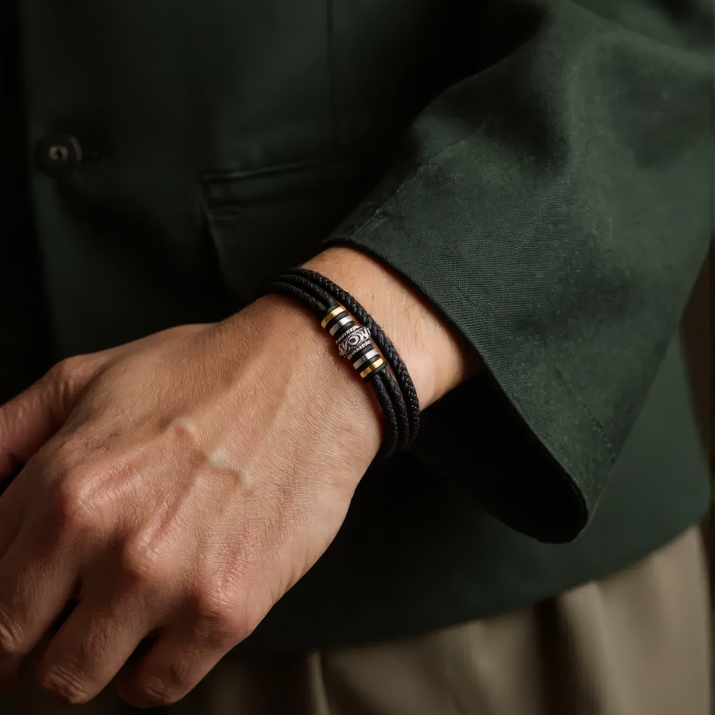 "To my husband" personalized infinity bracelet