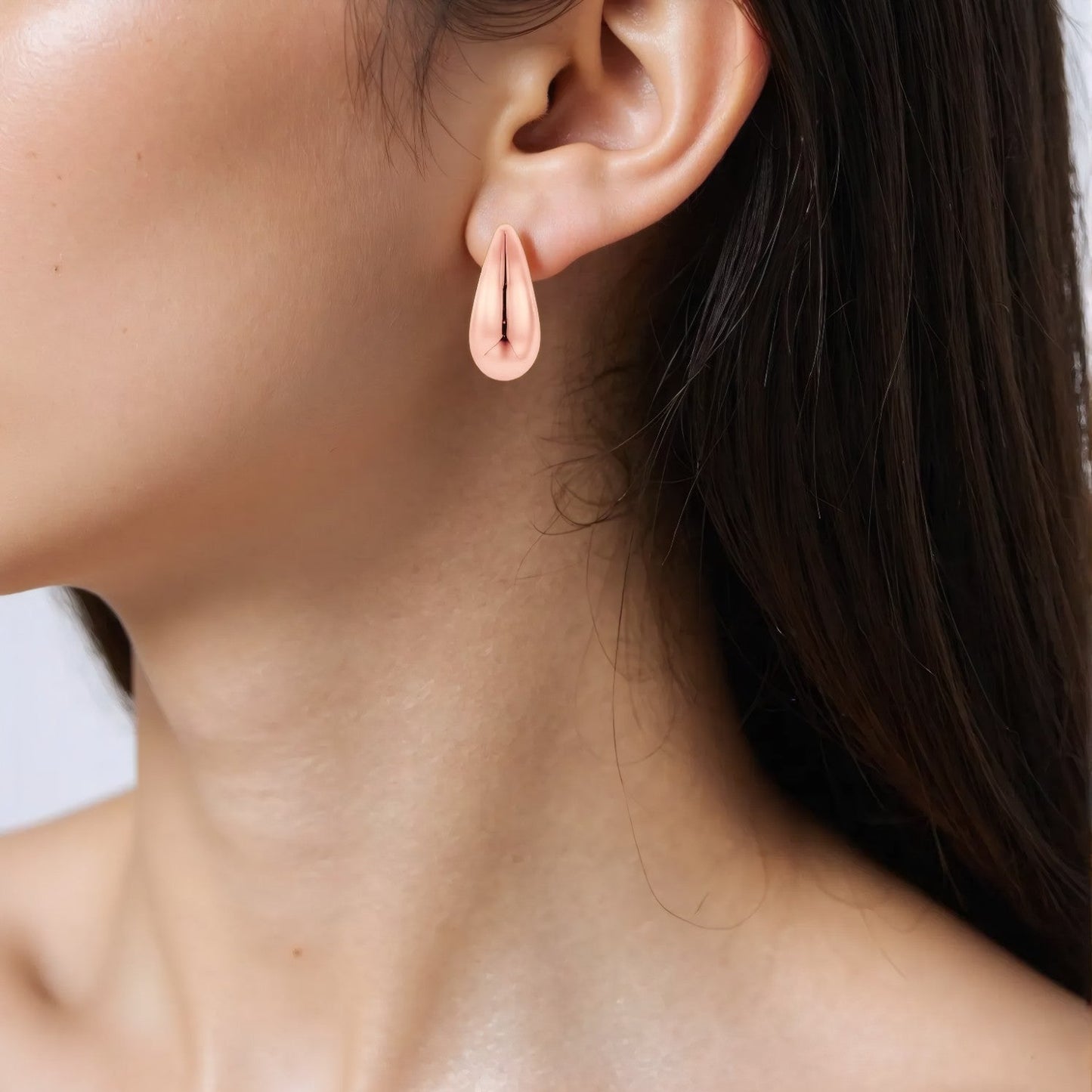 Vielring - Tropfen Ohrringe - 925 Silber - Gold / Einzeln