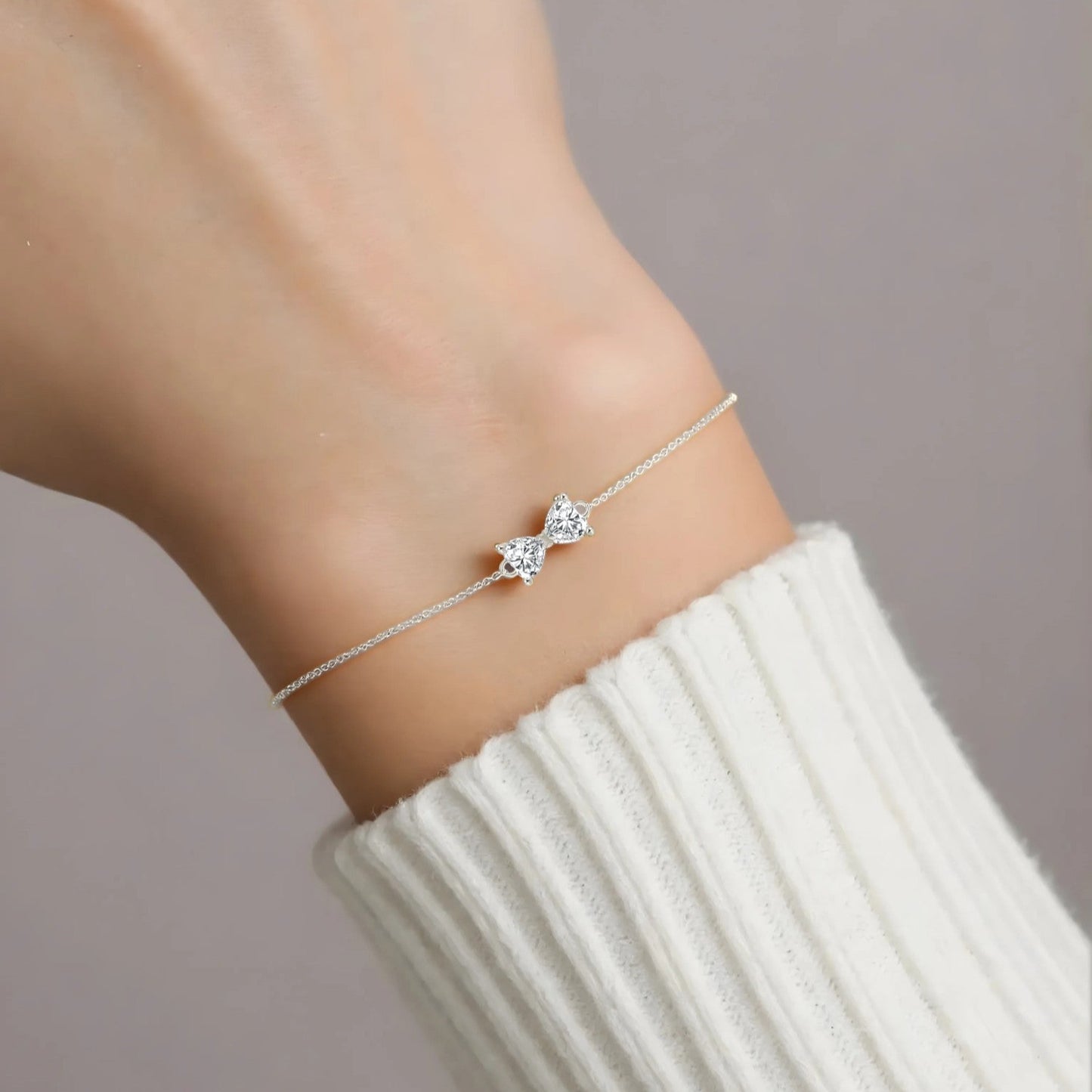 Vielring - Schmetterling Zirkonia Armband - 925 Silber - Gold