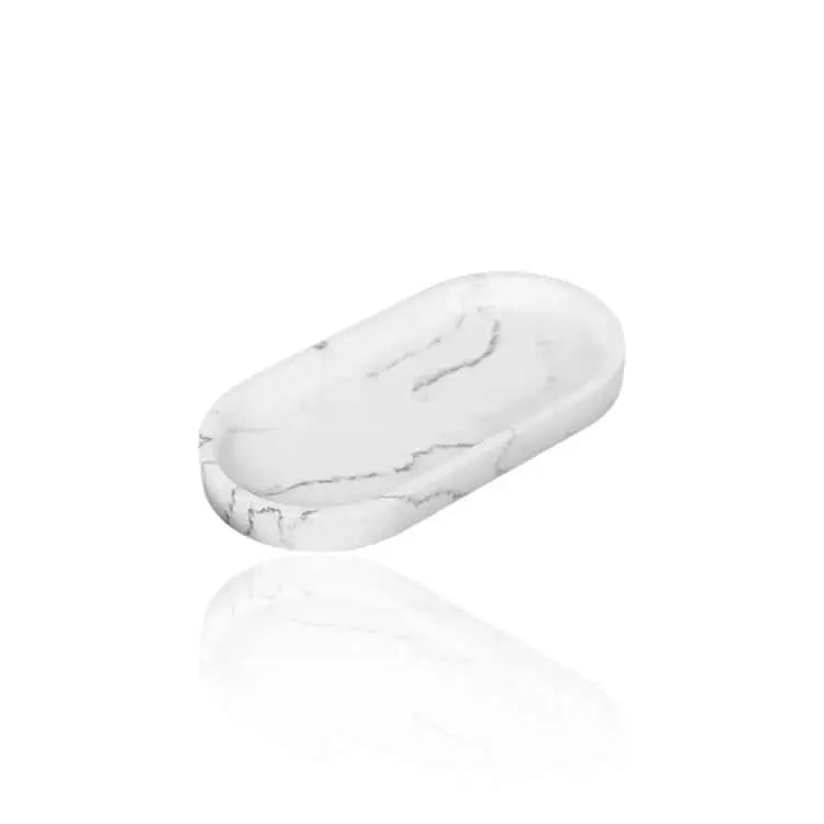 Vielring - Schmuckschale Schwarzer/Weißer Marmor-Look - Schwarz