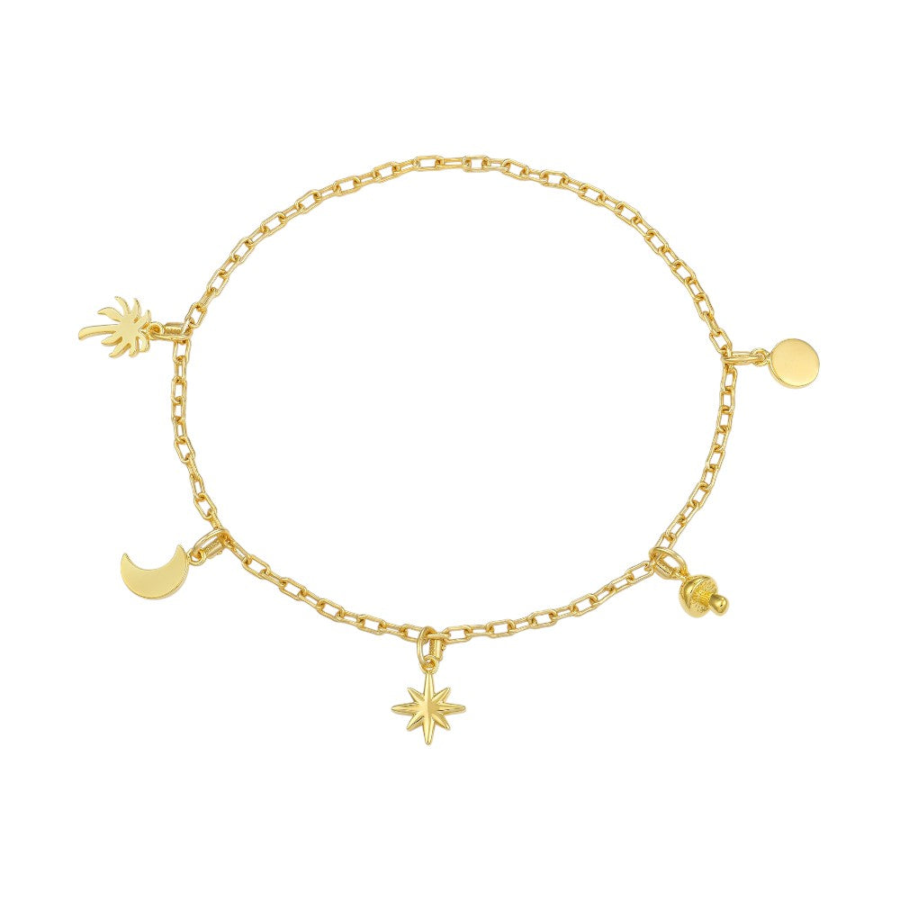 Dainty crystal hoop earrings • Zirconia crystals