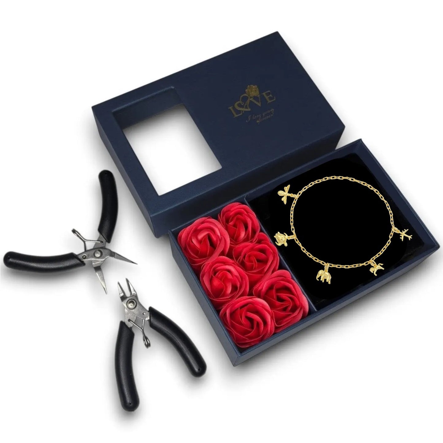 Dainty crystal hoop earrings • Zirconia crystals