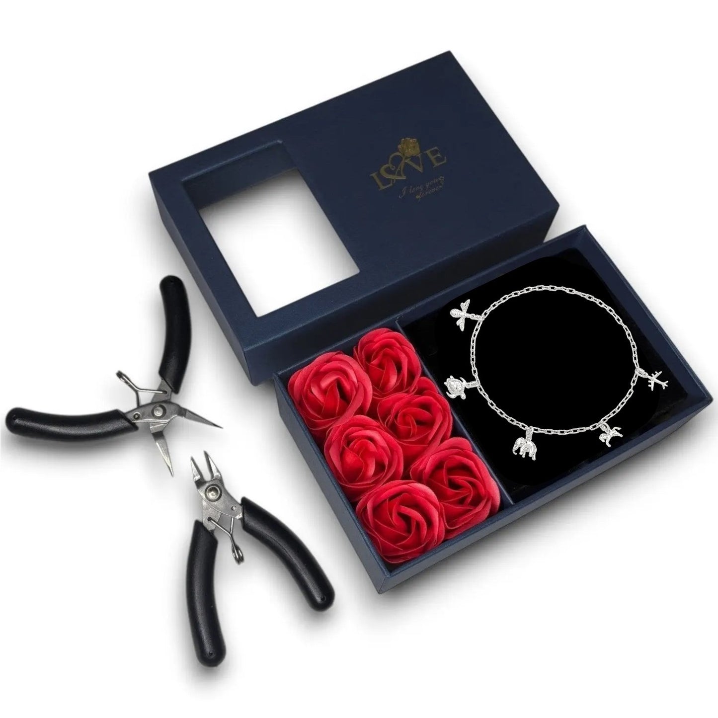 Dainty crystal hoop earrings • Zirconia crystals