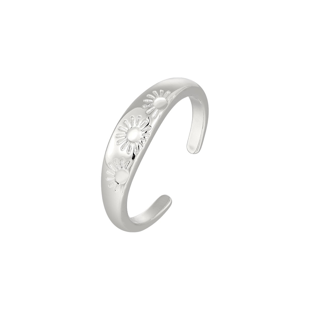 Vielring - Sonnen Ring - 925 Silber - Silber