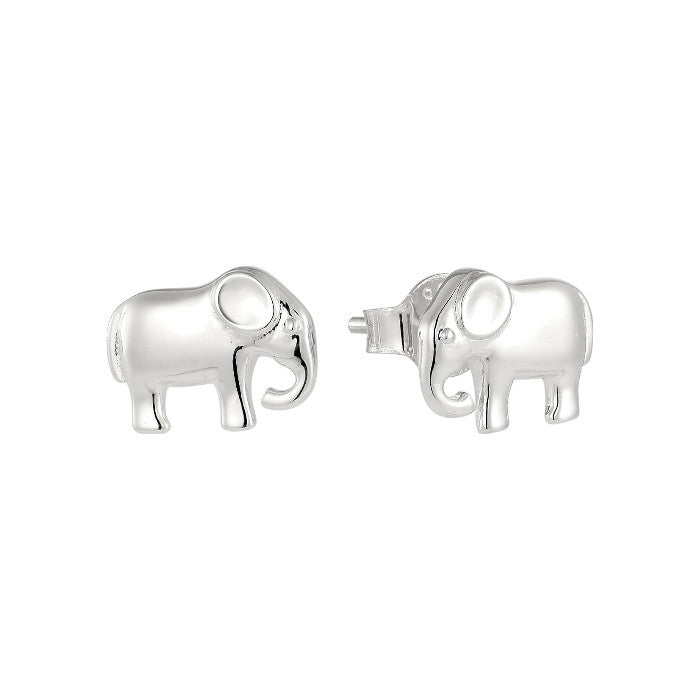 Vielring - Elefanten Ohrstecker - 925 Silber - Silber