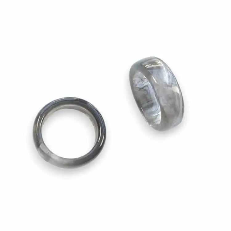 Vielring - Acryl-Ringe - Kunststoff-Ringe 5er Set - Default Title