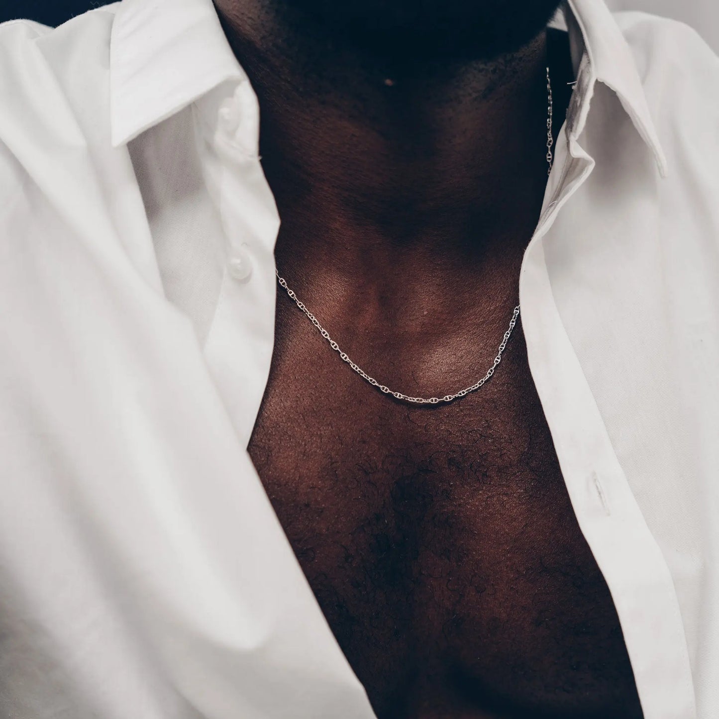 Vielring - Champ Halskette 3,5 mm - 925 Silber - Silber / 45 cm