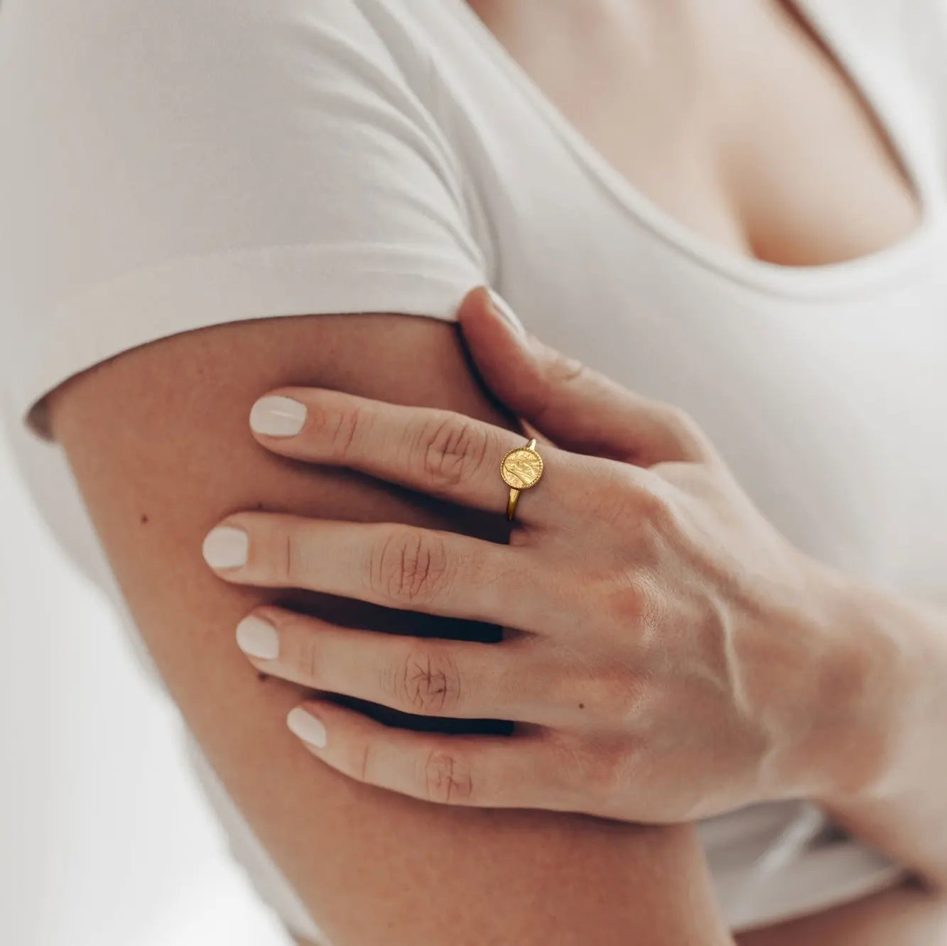 Vielring - König Ring - 925 Silber - Gold