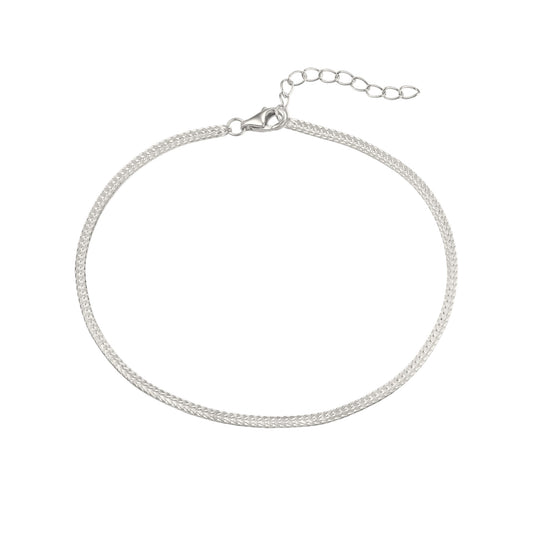 Carlo chain bracelet 6 mm - 925 silver