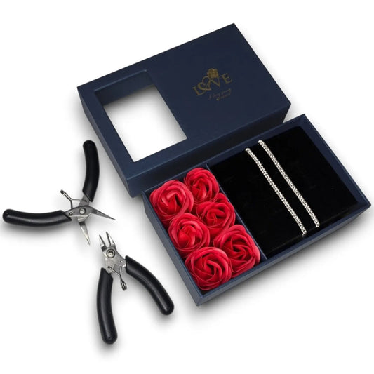 DIY Couple Permanent Bracelet Set - 925 Silver