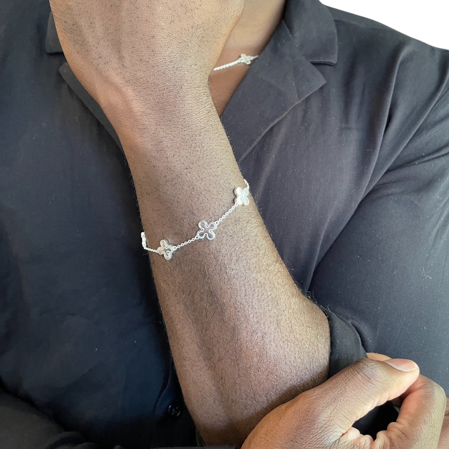 Partner bracelet 925 Sterling silver • Engraving as desired