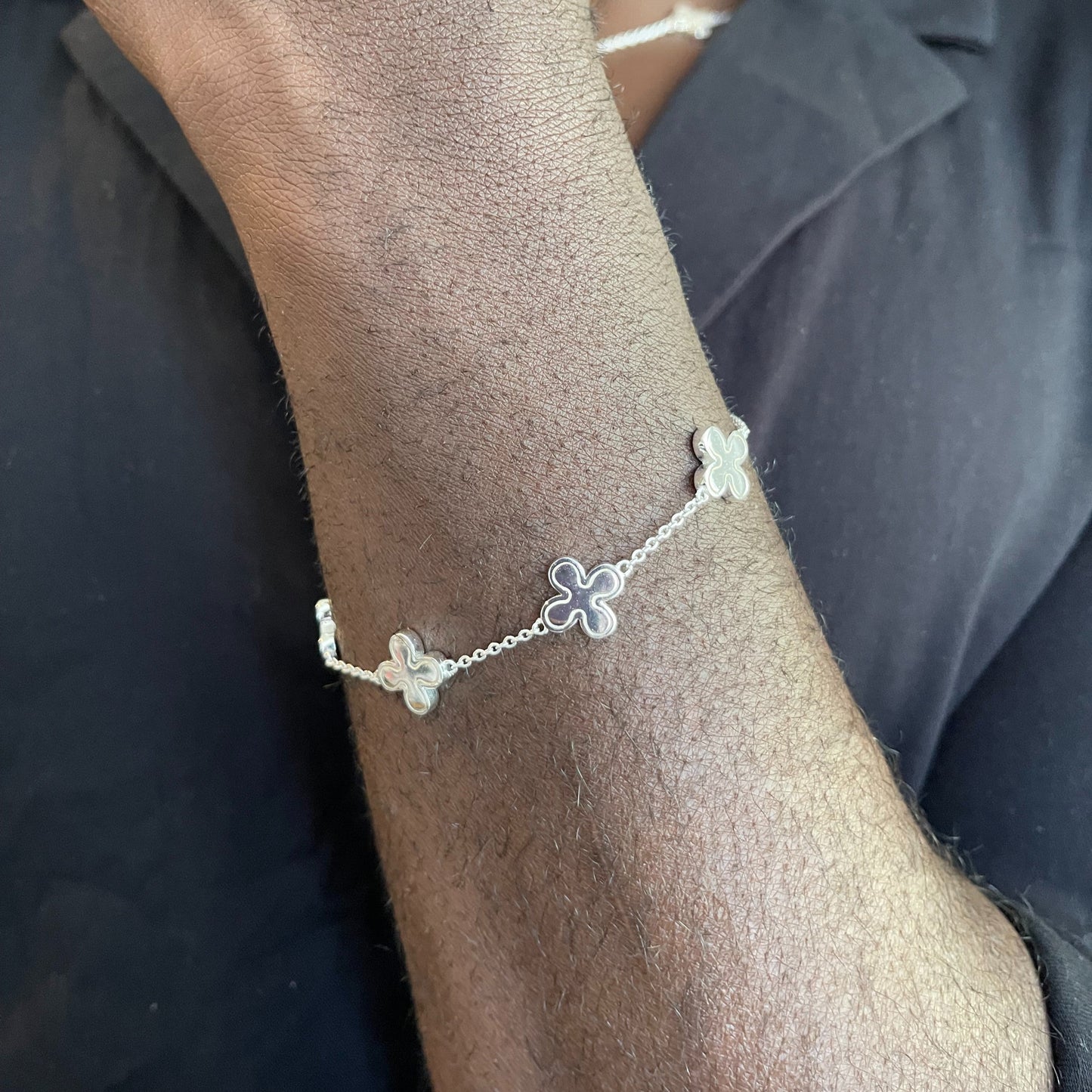 Partner bracelet 925 Sterling silver • Engraving as desired