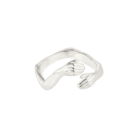 Open hug ring strength - 925 silver