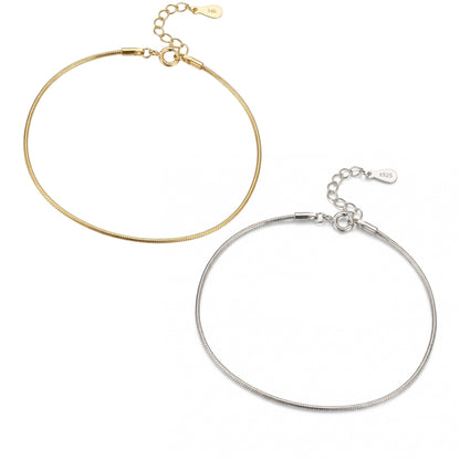 Square Zirconia Necklace - 925 Silver