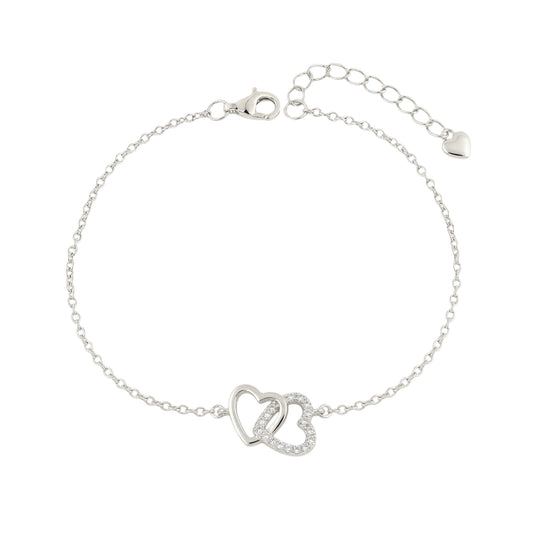 Square Zirconia Necklace - 925 Silver