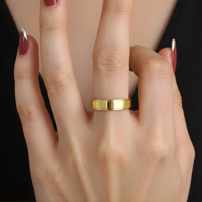 Smooth Classic Rotating Ring - Stainless Steel
