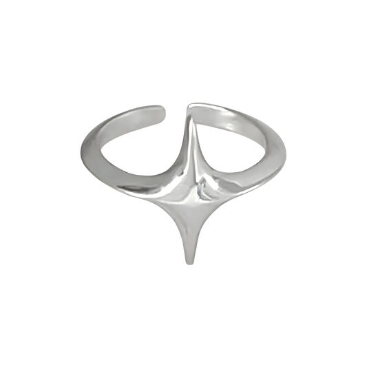 Olive green CZ ring - 925 Sterling silver