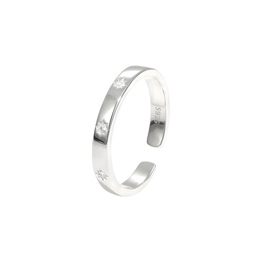 Olive green CZ ring - 925 Sterling silver