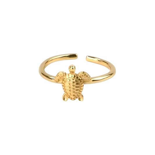 Olive green CZ ring - 925 Sterling silver