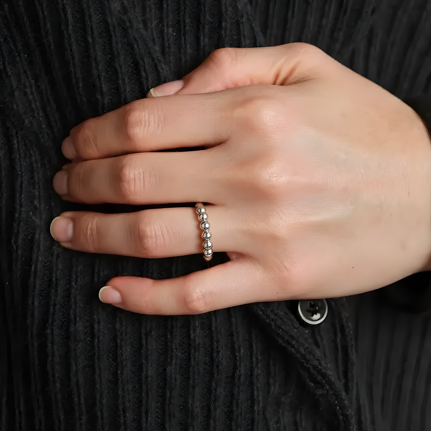 Pearl Rotating Ring - Stainless Steel