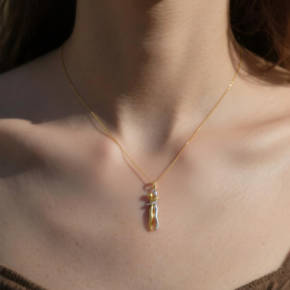 Hug Necklace 925 Sterling Silver