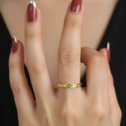 Gitter Anti-Stress-Ring – Edelstahl