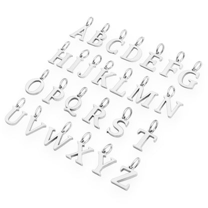 Bracelet initial pendant • 925 Sterling Silver #1