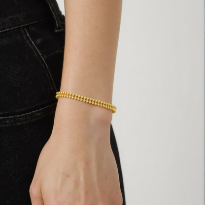 Partner bracelet 925 Sterling silver • Engraving as desired