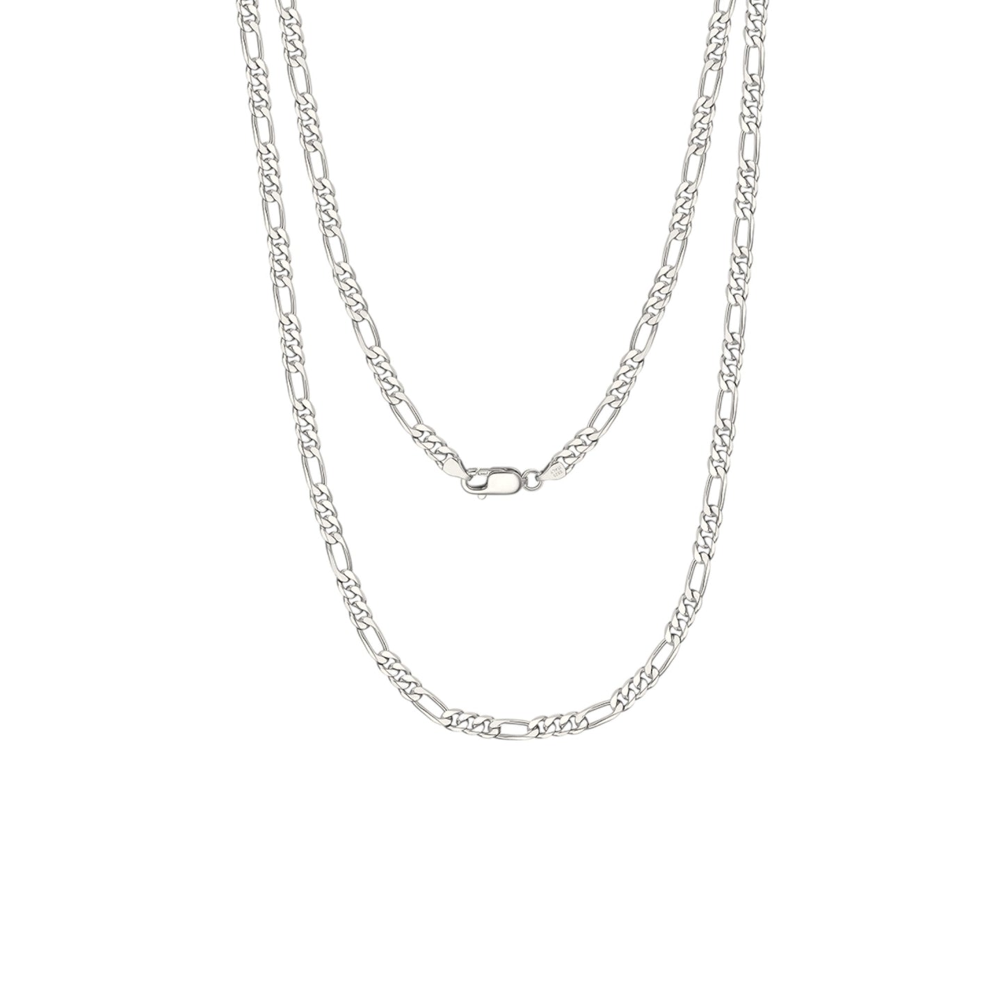 Figaro necklace 5mm - 925 silver