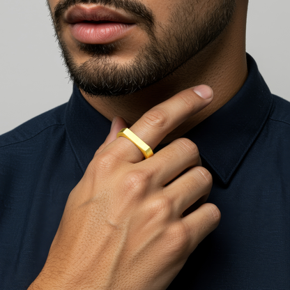 Retro ring - 925 silver