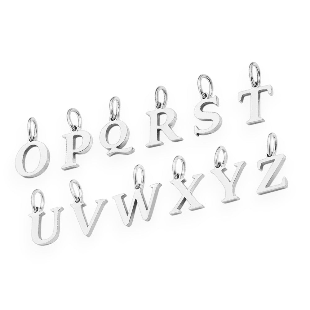 Bracelet initial pendant • 925 Sterling Silver #1