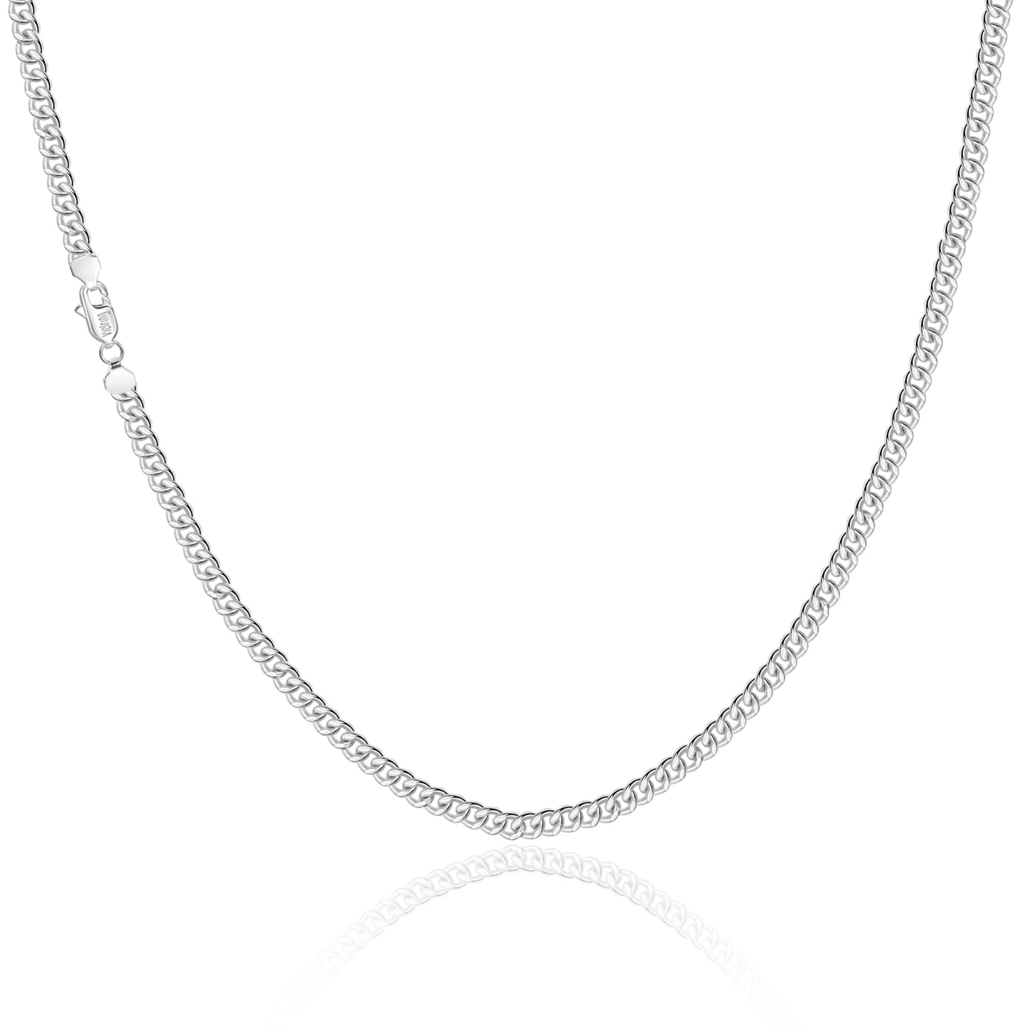 Curb chain 5 mm - 925 silver