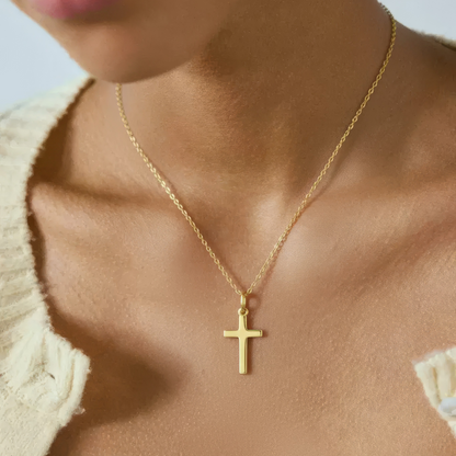 Square Zirconia Necklace - 925 Silver
