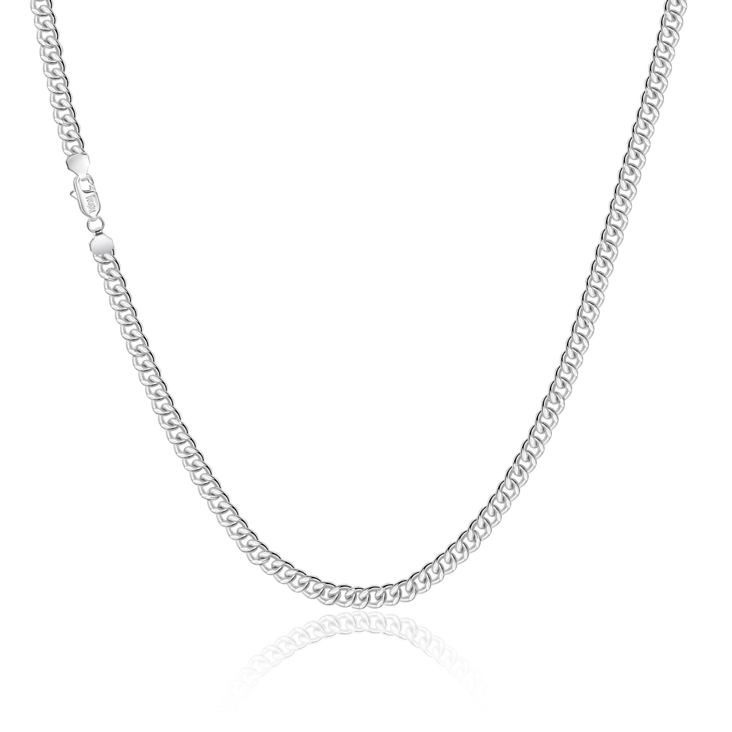 Curb chain 6mm - 925 silver