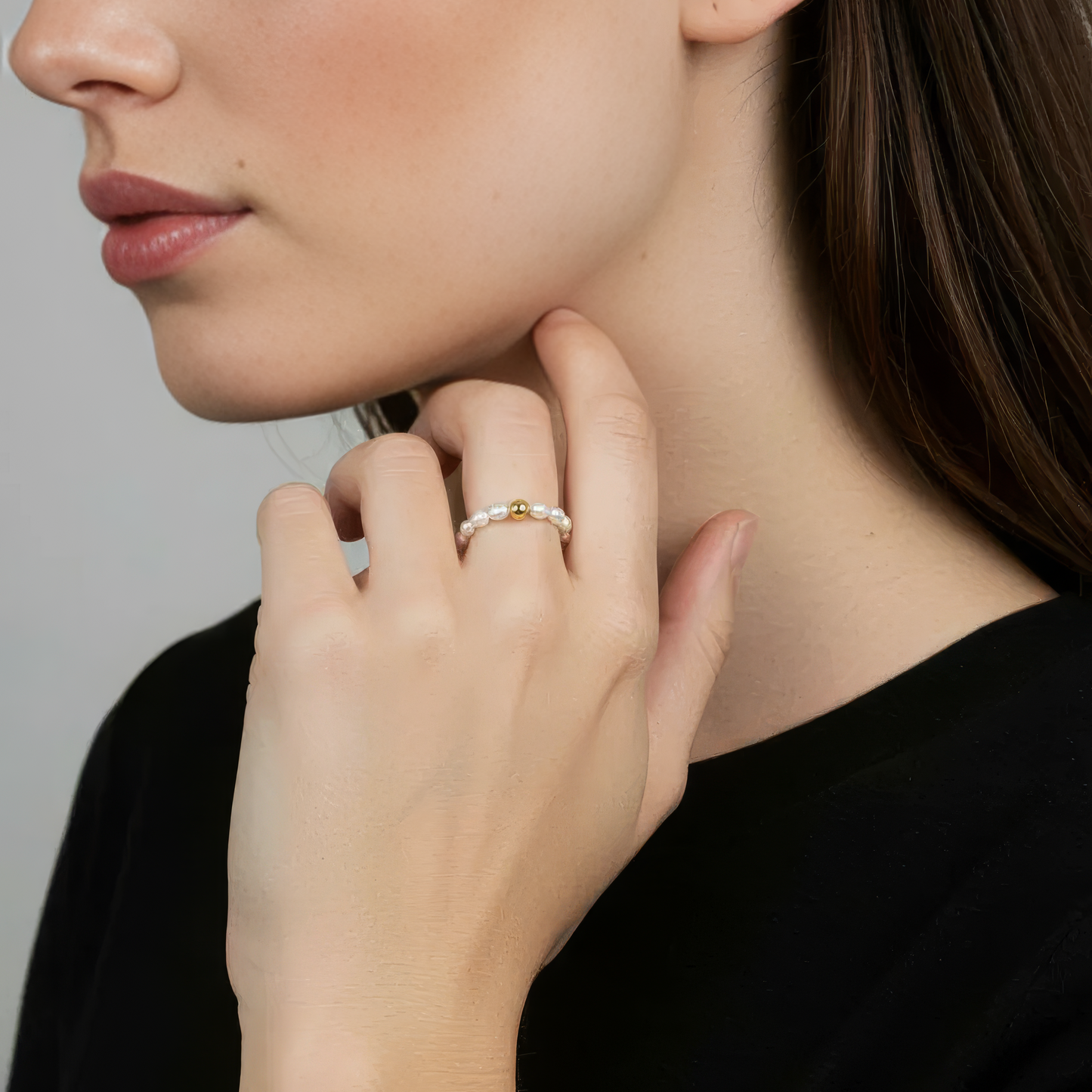 Pearl Rotating Ring - Stainless Steel