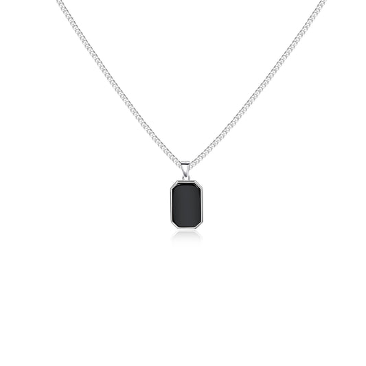 Onxy Necklace - 925 Silver