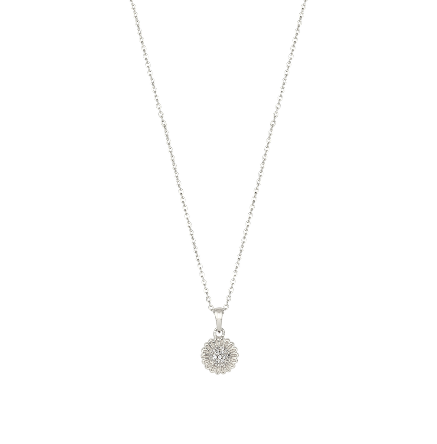 Blüten Anti-Stress Halskette - 925 Silber