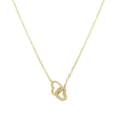 Square Zirconia Necklace - 925 Silver
