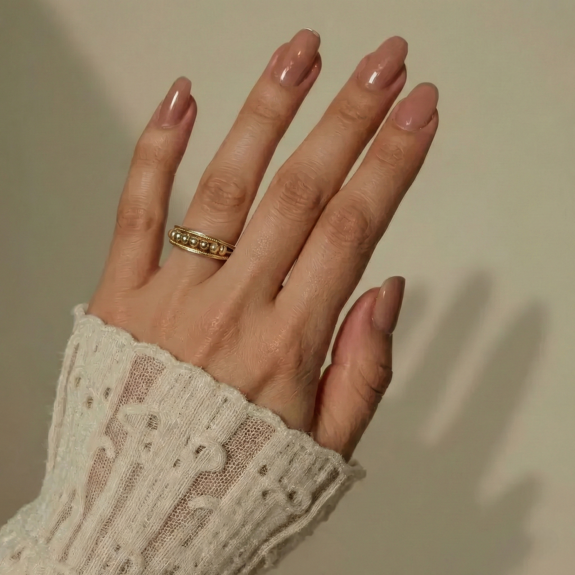 Vielring - Doppelter Zirkonia Anti-Stress-Ring – 925 Sterling Silber - Gold