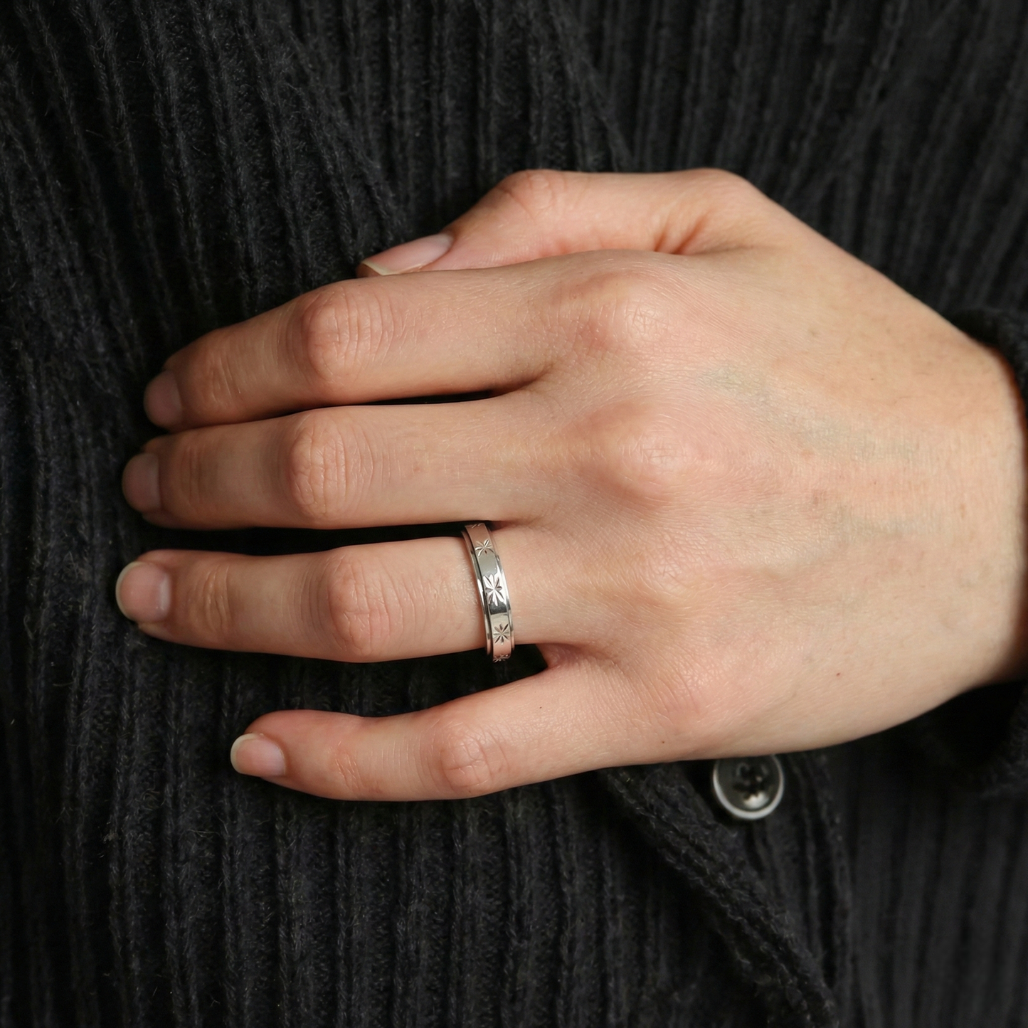 Matte Classic Rotating Ring - Stainless Steel