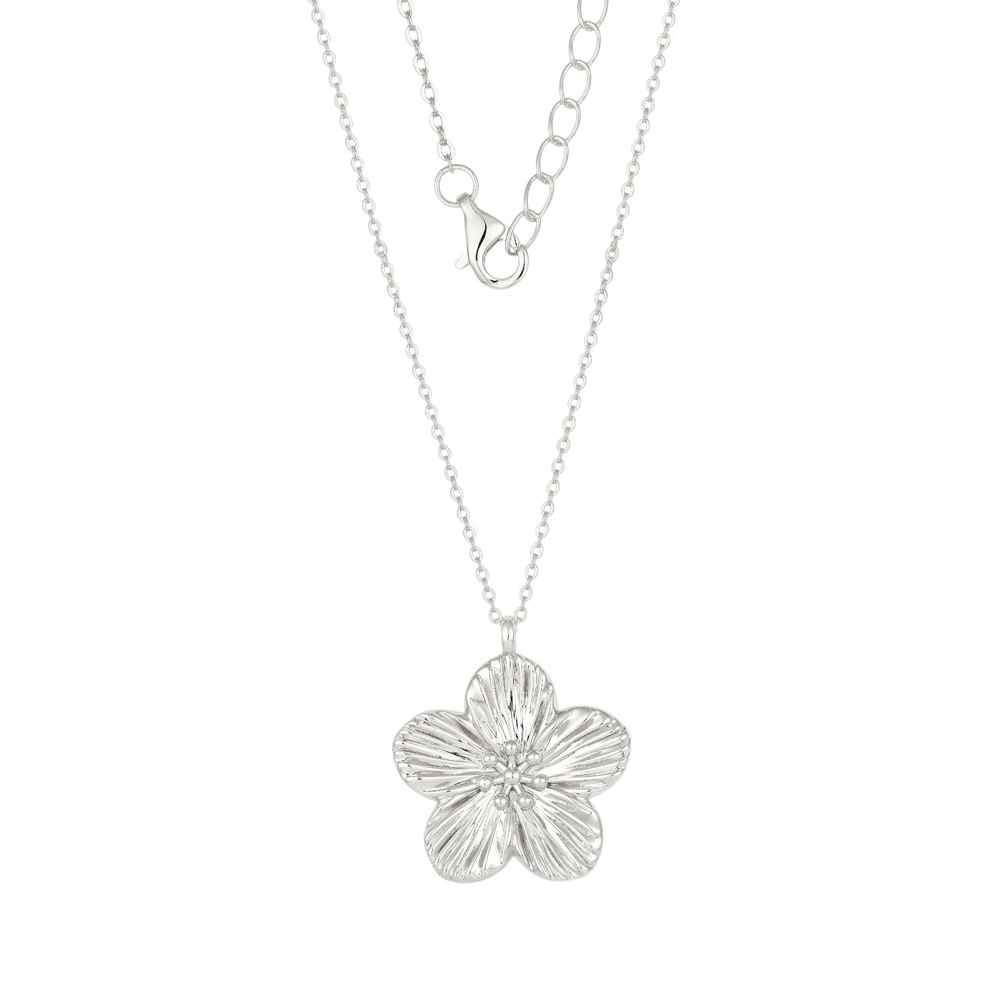 Blüten Halskette - 925 Silber