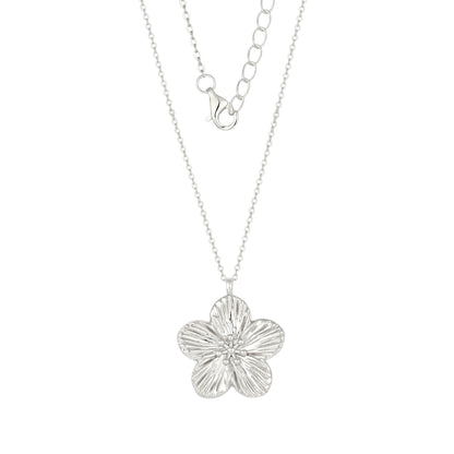 Blüten Halskette - 925 Silber
