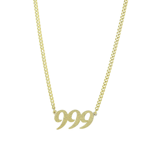 Vielring - 999 Frosted Halskette – 925 Silber - Gold