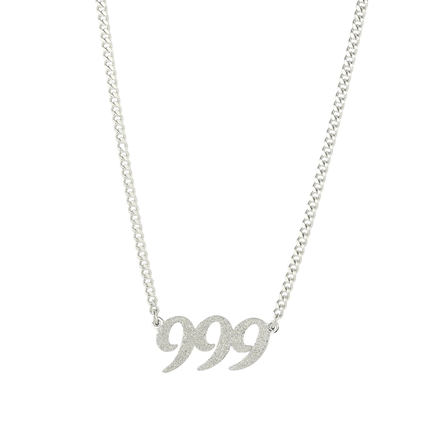 Vielring - 999 Frosted Halskette – 925 Silber - Silber