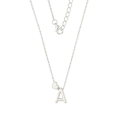 Square Zirconia Necklace - 925 Silver