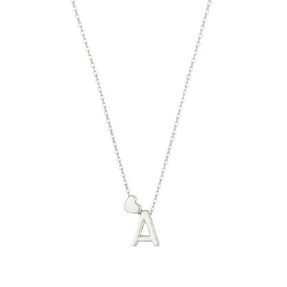 Square Zirconia Necklace - 925 Silver