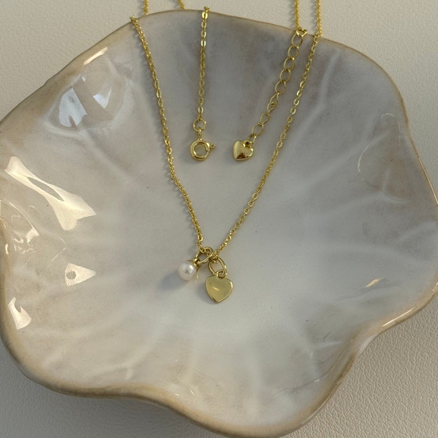 Square Zirconia Necklace - 925 Silver