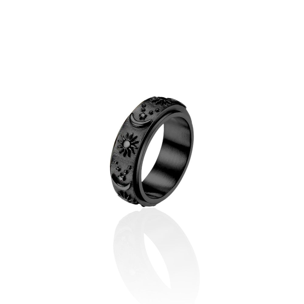 Moon Sun Ring • Rotating Ring • Anxiety Ring