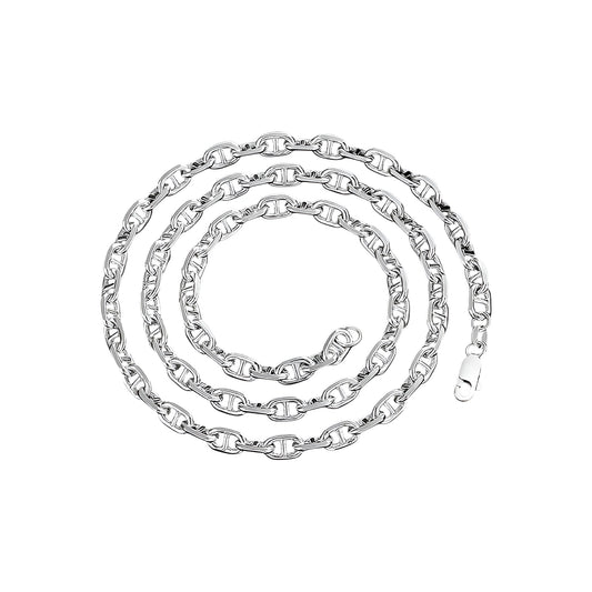 Vielring - Champ Halskette 4 mm - 925 Silber - Silber / 45 cm