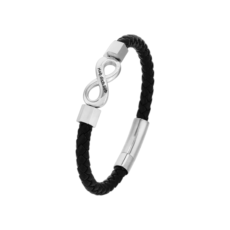 "An meinen Mann" - Personalisiertes Unendlichkeits-Armband
